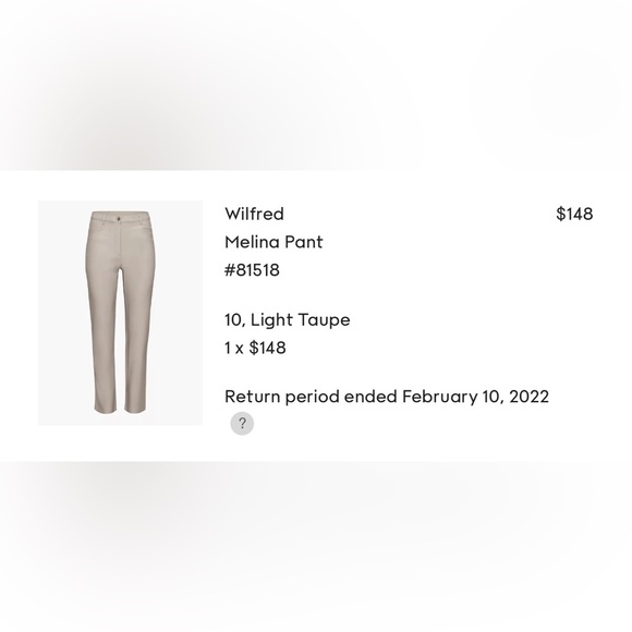 NWT Melina pants in light taupe - Picture 3 of 3